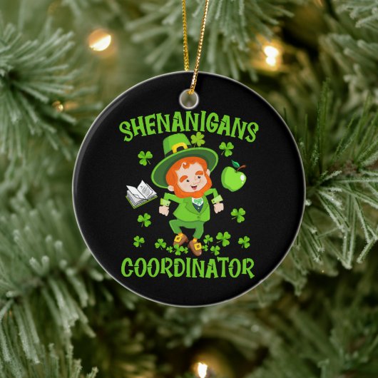 Bende Coördinator Grappige Leraar St. Patrick Keramisch Ornament (Boom)