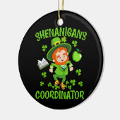 Bende Coördinator Grappige Leraar St. Patrick Keramisch Ornament (Links)