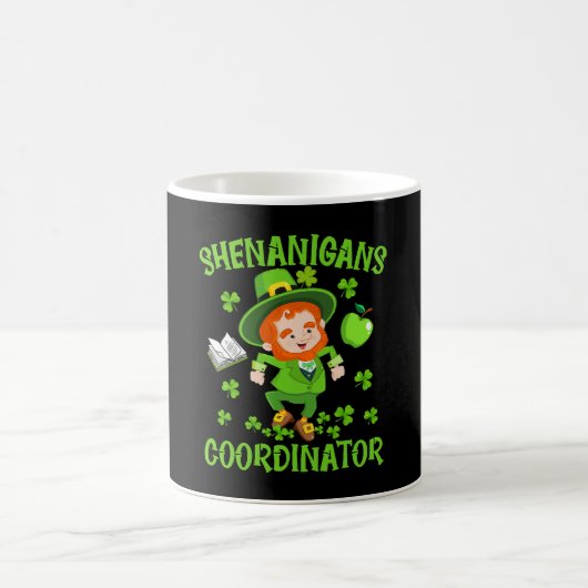 Bende Coördinator Grappige Leraar St Patrick's Koffiemok (Center)