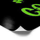Bende Coördinator Grappige Leraar St Patrick's Perfect Poster (Hoek)