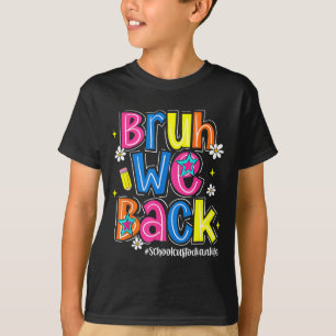 Bende terug school conciërge leven eerste schoolda t-shirt