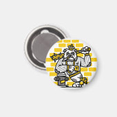 Bende van Bulldog Magneet (Voorkant / Achterkant)