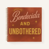 "Bendecida and Unbothered" Custom Journal  Notitieboek (Voorkant)