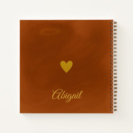 "Bendecida and Unbothered" Custom Journal  Notitieboek (Achterkant)