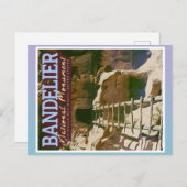 BENDELIER NATIONAL MONUT - NIEUW MEXICO US BRIEFKAART (Voorkant / Achterkant)