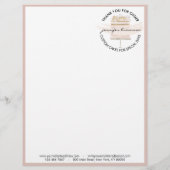 Bendemdag Elegant Bakery Cake Order Form Flyer (Achterkant)