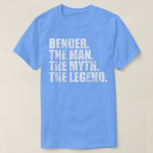 BenderBender Familienaam Bender Achternaam Bender T-shirt (Design voorkant)