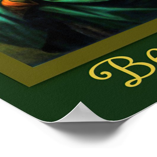 Bendicion del Hogar Sagrado e Inmaculado Corazon Poster (Hoek)