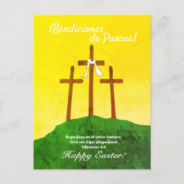 Bendiciones de Pascua Spaans Pasen Feestdagenkaart