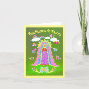 Bendiciones de Pasqua Spaans Pasen Feestdagen Kaart