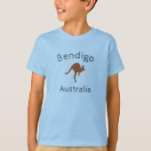 Bendigo Australië Kangoeroe 3 T-shirt (Voorkant)