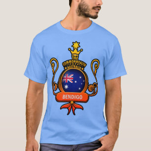 Bendigo liefhebbers Vlag van Australië T-shirt