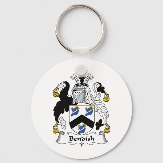 Bendish Family Crest Sleutelhanger (Voorkant)