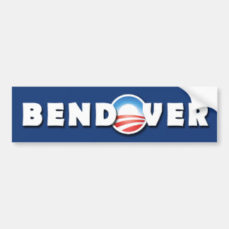 BENDOVER - Barack Obama - Democratisch - Omslag Bumpersticker