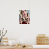 Bendy Barbie Black Lingerie Smile Poster (Keuken)