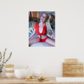 Bendy Barbie Red Smile Poster (Keuken)