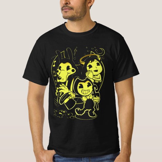 Bendy Boris en Alice Angel T-shirt (Voorkant)
