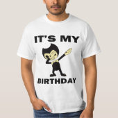 Bendy Het is mijn verjaardag T-shirt (Voorkant)