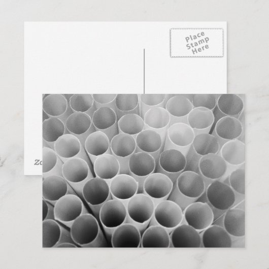 Bendy-riemen, zwart en wit briefkaart (Voorkant / Achterkant)