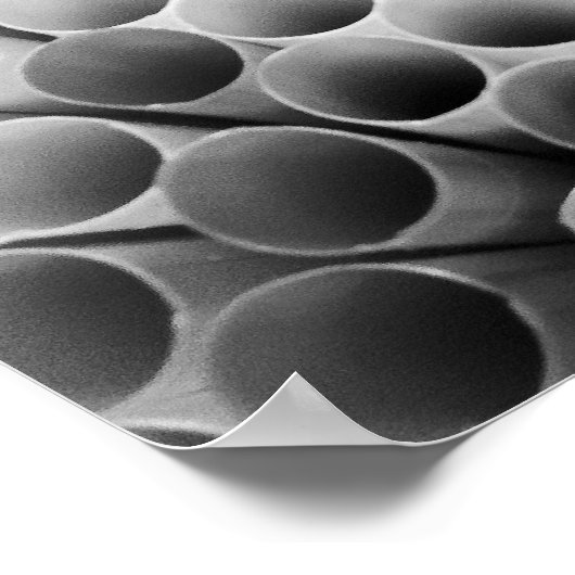 Bendy-riemen, zwart en wit poster (Hoek)