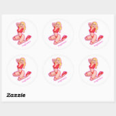 BendyBarbie Cartoon Stickers (Vel)