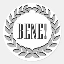 Bene. Goed gedaan!