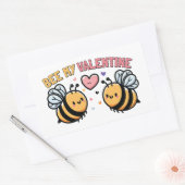 Bene Mijn Valentijn Rechthoekige Sticker (Envelop)