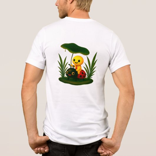 Beneath the Green Canopy Tri-Blend Shirt (Achterkant)