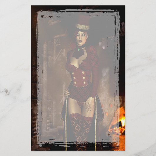 Beneath the Lair Gothic Steampunk Stationery Briefpapier (Voorkant)