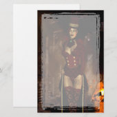 Beneath the Lair Gothic Steampunk Stationery Briefpapier (Voorkant / Achterkant)