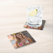 Beneath the Palms: Helena's ontsnapping aan de kus Kartonnen Onderzetters (Insitu)