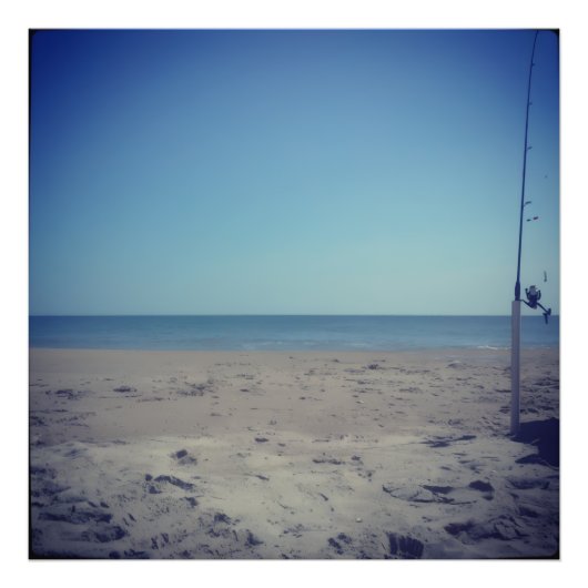 Beneden aan de kust foto afdruk (Voorkant)