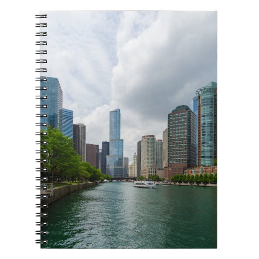 Beneden Chicago River Notitieboek (Voorkant)