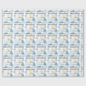 Beneden deklembranpapier cadeaupapier (Vlak)