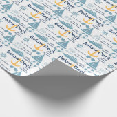 Beneden deklembranpapier cadeaupapier (Hoek)