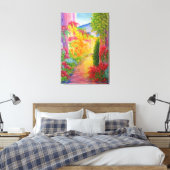 Beneden het pad canvas afdruk (Insitu (Slaapkamer))