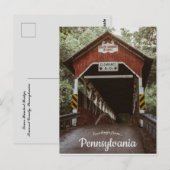 Beneden Humbert Bridge Somerset County Pennsylvani Briefkaart (Voorkant / Achterkant)