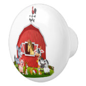 Beneden op de Boerderijen keramische ladeknoppen Keramische Knop (Rechts)