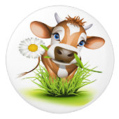 Beneden op de Boerderijen keramische ladeknoppen Keramische Knop (Voorkant)