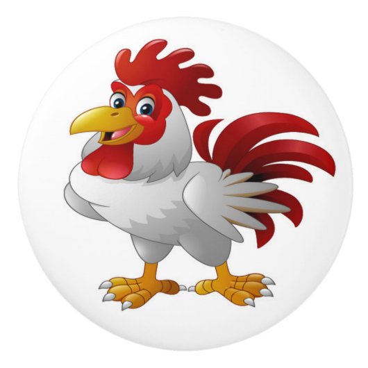 Beneden op de Boerderijen keramische ladeknoppen Knop (Voorkant)