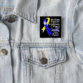 Beneden Syndrome Support Hope Awareness Vierkante Button 5,1 Cm (In situ)