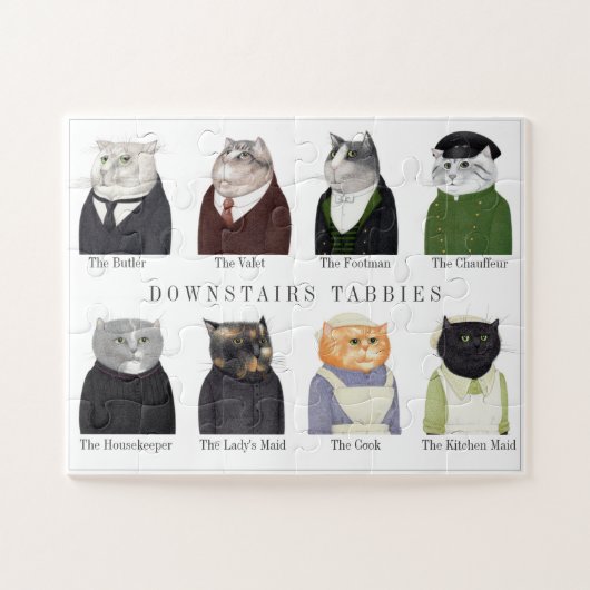 BENEDEN TABBIES 11x14 Grote Stukken Puzzel (Horizontaal)
