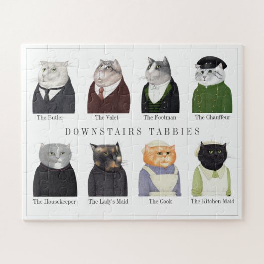 BENEDEN TABBIES 16x20 Grote Stukken Puzzel (Horizontaal)