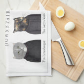 BENEDEN TABBY'S Keukenhanddoek (Quarter Fold)