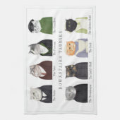 BENEDEN TABBY'S Keukenhanddoek (Verticaal)