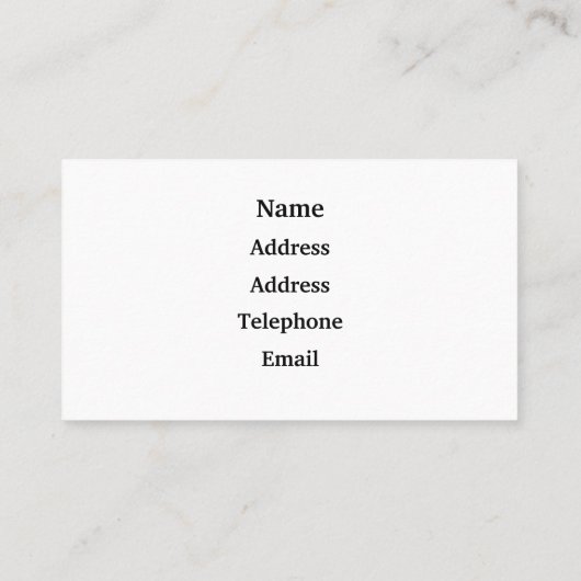 BENEDEN VISITEKAARTJE (Achterkant)