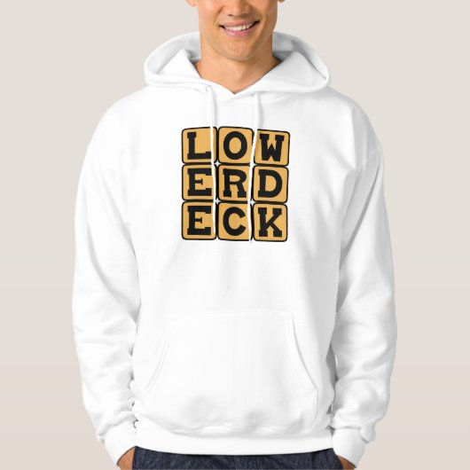 Benedendek, Stoelindeling Optie Hoodie (Voorkant)
