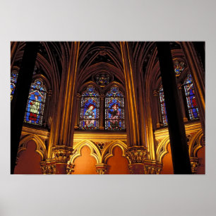 Benedengebedshuis van La Sainte-Chapelle, Parijs,  Poster