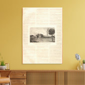 Benedict and Burnham Manufacturing Company Canvas Afdruk (Insitu (Woonkamer))