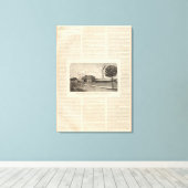 Benedict and Burnham Manufacturing Company Canvas Afdruk (Insitu (Houten vloer))